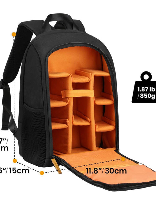 Load image into Gallery viewer, TARION Camera Backpack Waterproof Camera Bag Large Capacity Camera Case Photo...
