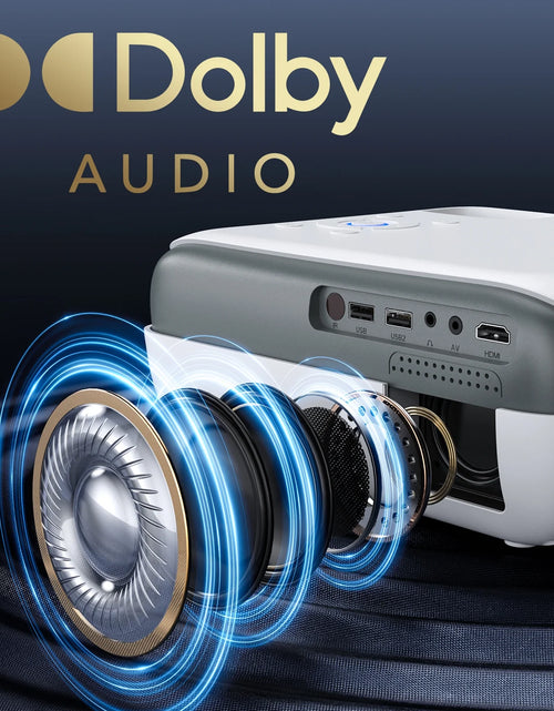 Load image into Gallery viewer, 4K Supported Google TV Projector,Google Officially Licensed,Dolby Audio,Electric Focus &amp; Auto Vertical Keystone
