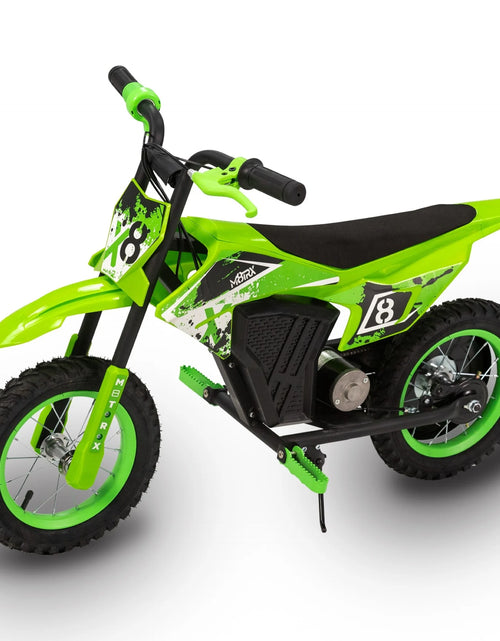 Load image into Gallery viewer, Green 12V Mini Electric Child Dirt Bike, Battery Powered Toy Motorcycle, Kids Ride On, Ages 5 Years and Up
