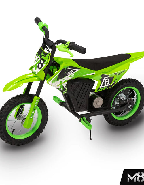 Load image into Gallery viewer, Green 12V Mini Electric Child Dirt Bike, Battery Powered Toy Motorcycle, Kids Ride On, Ages 5 Years and Up
