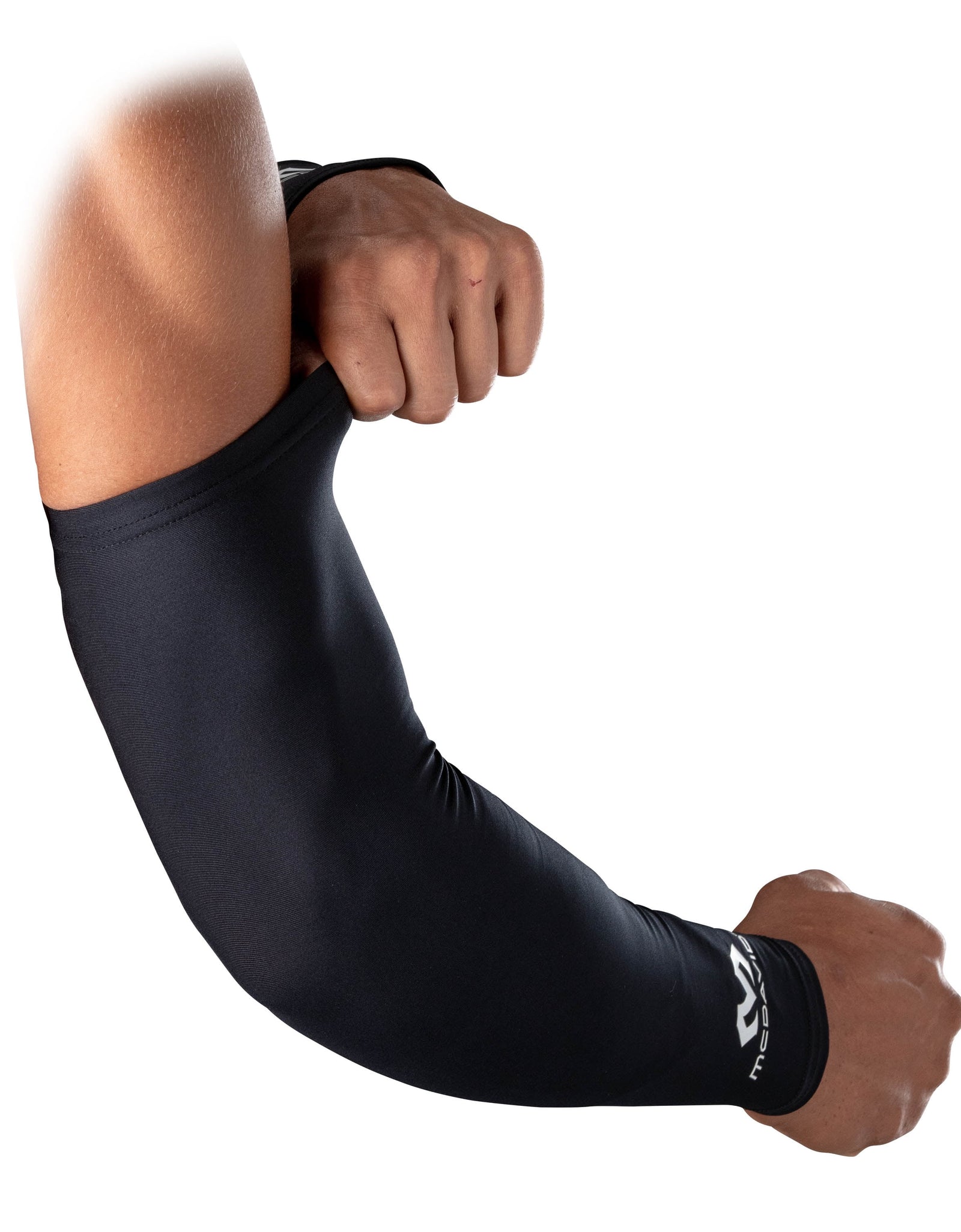 Sport Polyester Compression Arm Sleeves, 2 Pack, Black Adult Unisex Large/X-Large, Unisex
