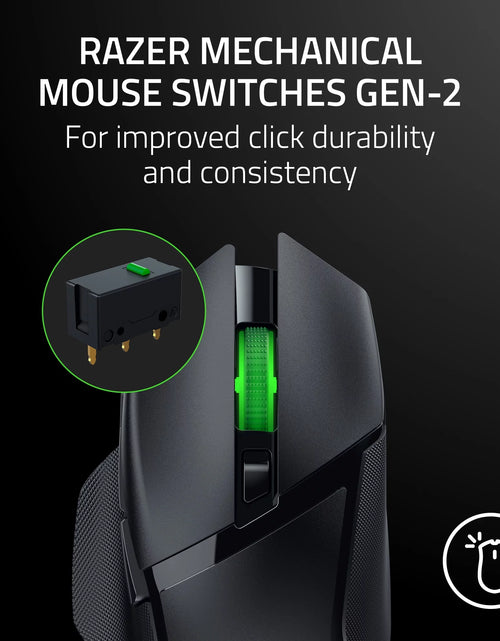 Load image into Gallery viewer, Basilisk V3 X Hyperspeed Wireless Gaming Mouse for PC, RGB Chroma, Black
