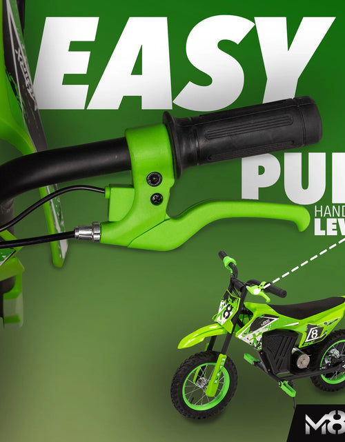 Load image into Gallery viewer, Green 12V Mini Electric Child Dirt Bike, Battery Powered Toy Motorcycle, Kids Ride On, Ages 5 Years and Up
