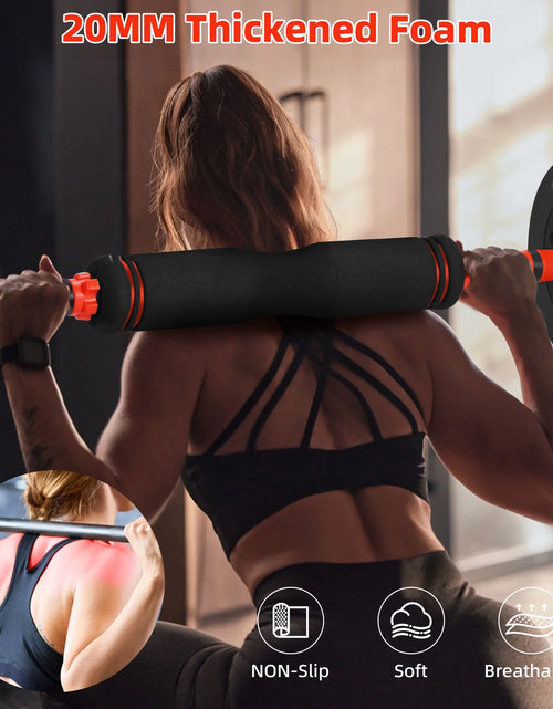 Load image into Gallery viewer, 66 LBS Adjustable Dumbbell Set, Free Weights Dumbbells Set for Workout, Black
